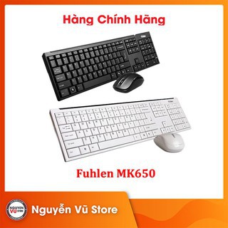 Bộ bàn phím và chuột không dây Fuhlen MK650 - Hàng Chính Hãng