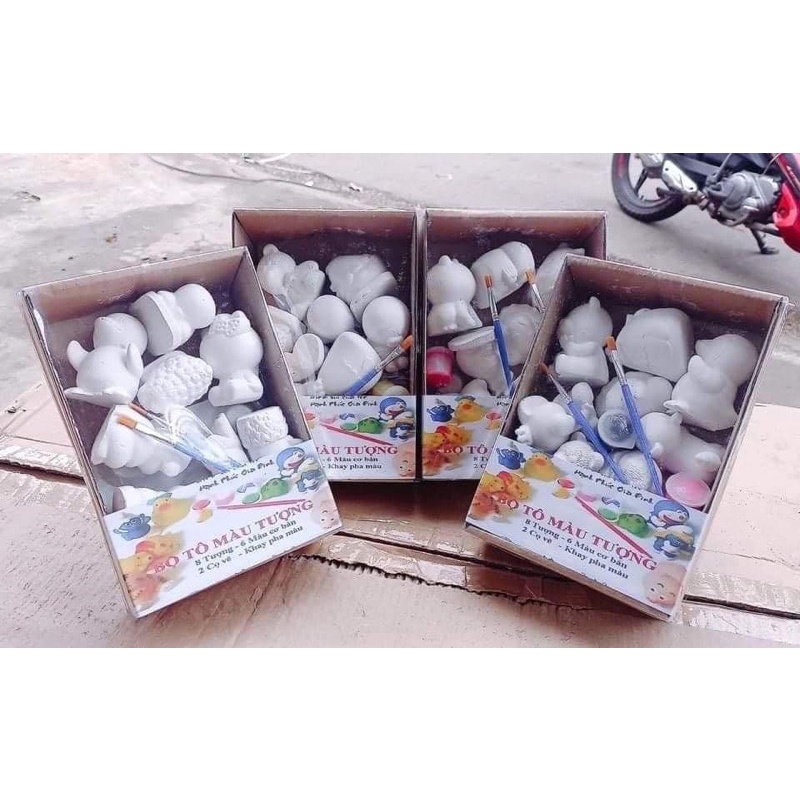 BỘ 10 TÔ TƯỢNG KÈM MÀU TÔ