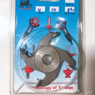 Lưỡi phay gỗ 4 cánh 10ly chéo