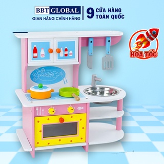 Đồ chơi bếp nấu ăn gỗ cho bé BBT Global MSN15024