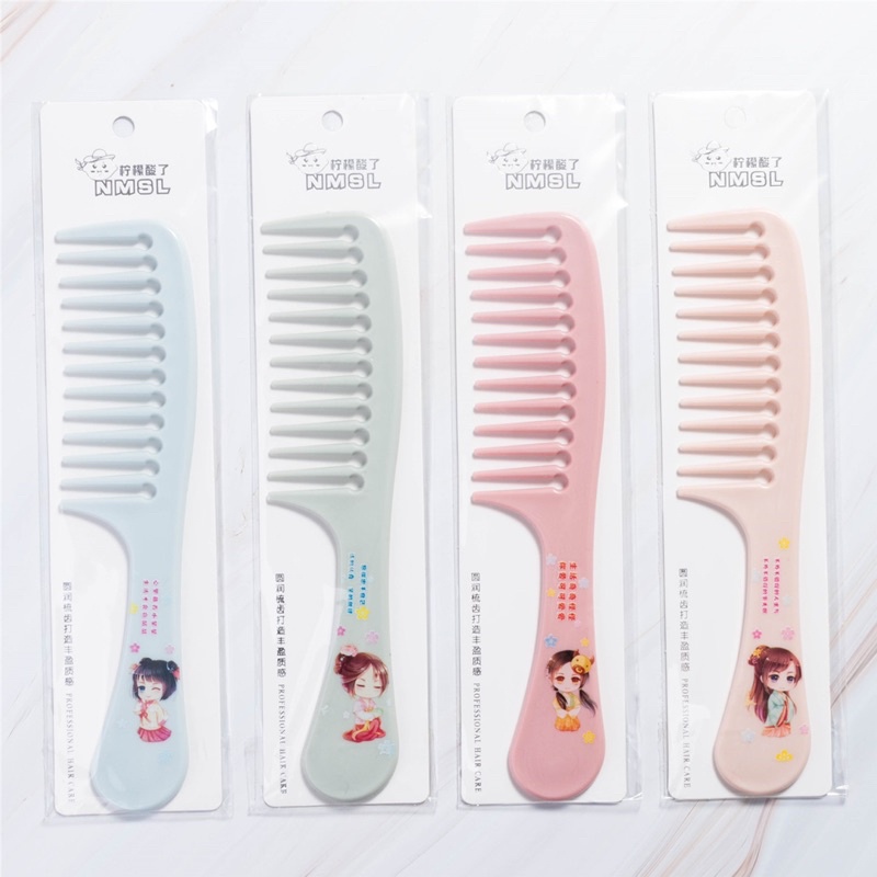 Lược chải tóc răng thường và răng thưa Daisy hoa cúc [HÀNG LOẠI 1]