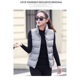 Sẵn-oder áo khoác phao gile size M xám