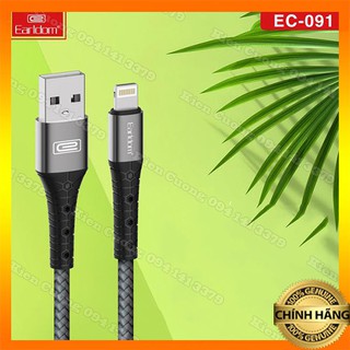 Cáp sạc bọc sợi earldom ec 091 hàng chính hãng