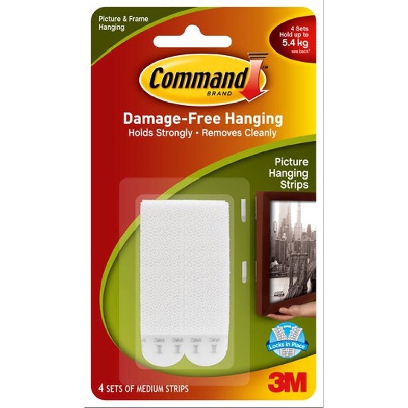 Vỉ 8 miếng Dán Treo Tranh 5.4kg, Giá tháng 2/2021