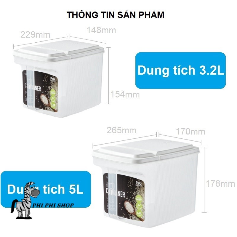 Hộp nhựa có tay cầm Lock&amp;Lock Handy Container dùng bảo quản thực phẩm