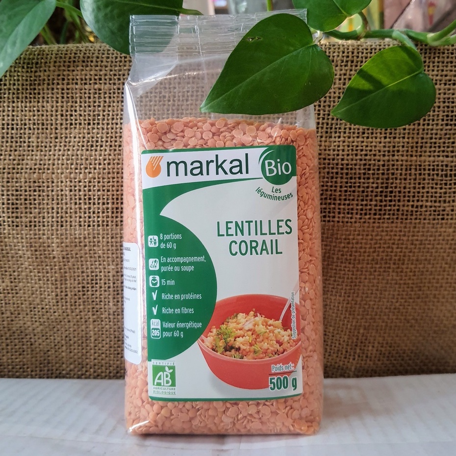 Đậu lăng Markal 500g hữu cơ