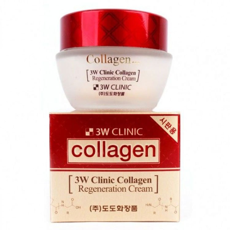 Kem dưỡng da Collagen 3W Clinic Collagen đỏ Hàn Quốc, 60ml