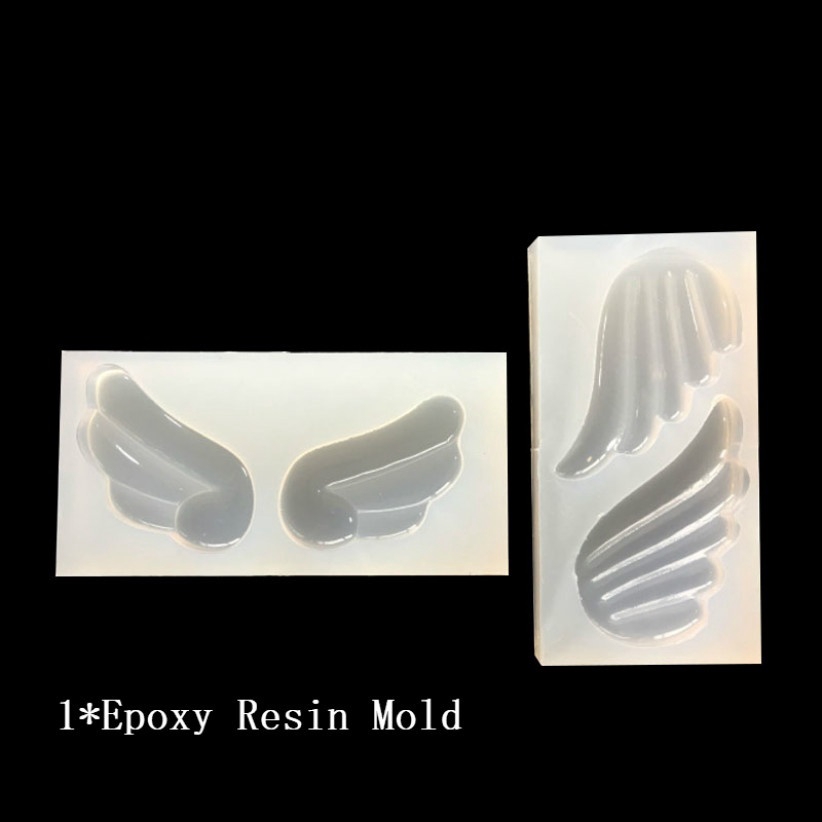 1 Khuôn Silicon Hình Đôi Cánh 3D Làm Ốp Điện Thoại Diy