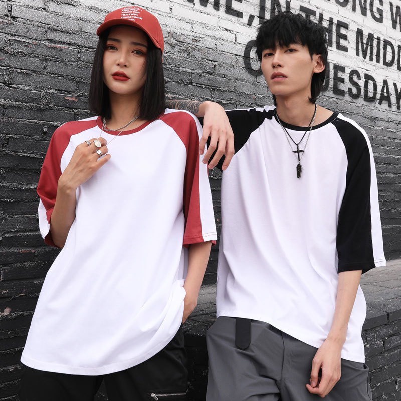 Áo thun nam nữ unisex tay lỡ form rộng cotton đẹp hàng Quảng Châu ANDOSA AT01