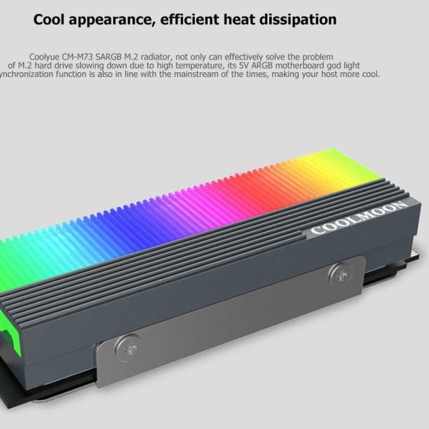 Tản Nhiệt M.2 Ssd Rgb Argb Cm-M73S | BigBuy360 - bigbuy360.vn