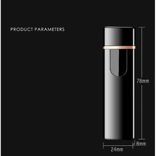Bật lửa cảm ứng nạp sạc USB