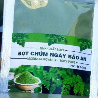 Bột chùm ngây sấy lạnh Bảo An nguyên chất 100%