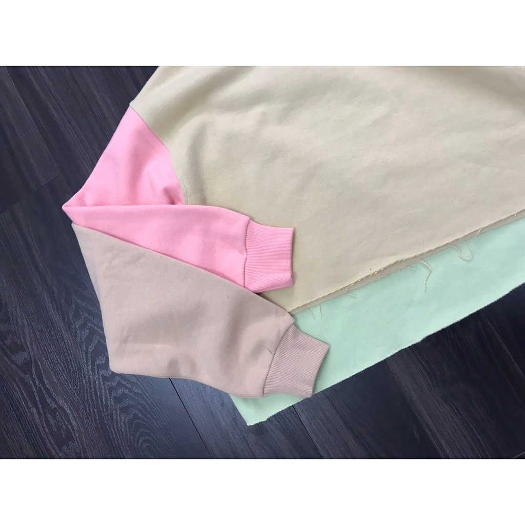 Áo nỉ croptop F21 phối màu Kami | BigBuy360 - bigbuy360.vn