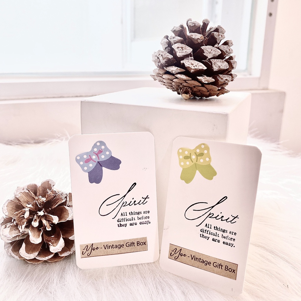 ⚡ Thiệp giấy handmade siu cute - Trang trí phong cách Vintage - 77