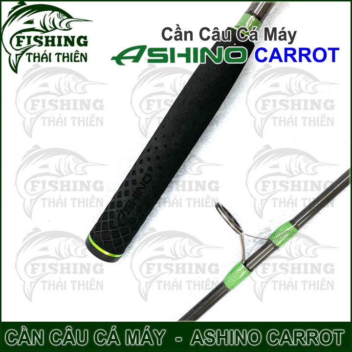 Cần câu cá Ashino Carrot Cần 2 khúc máy đứng cán hở dòng mới 2m1, 2m4, 2m7, 3m0