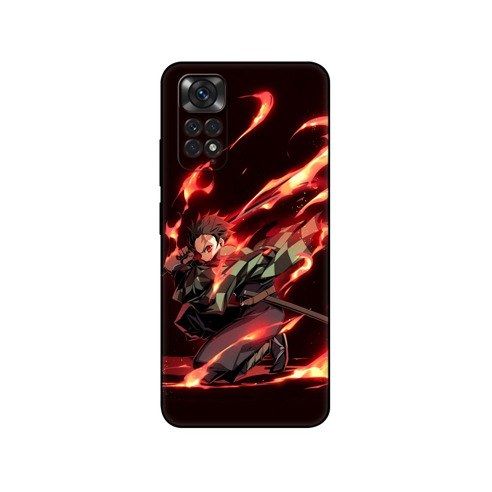 Ốp Điện Thoại Tpu Silicon Mềm Hình Demon Slayer Cho Xiaomi Redmi Note 11 Pro 5G 4G 11S POCO M4 X4 Pro 4G 5G