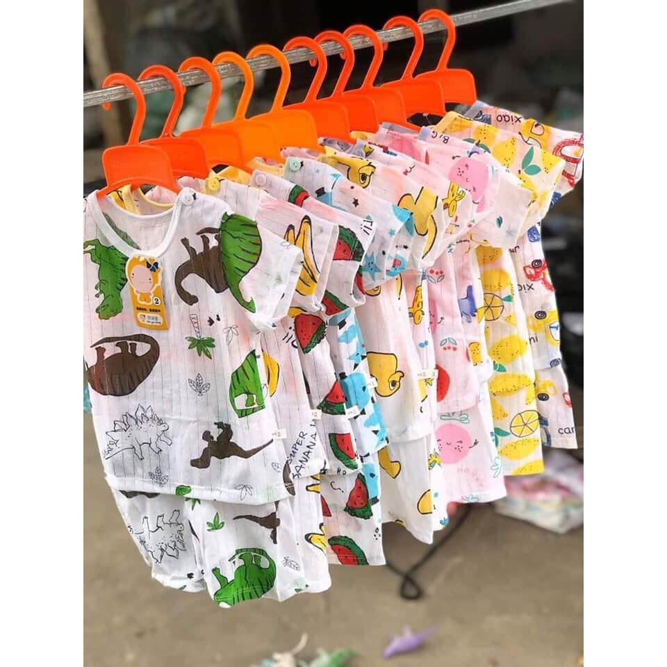 BỘ COTTON GIẤY TAY NGẮN