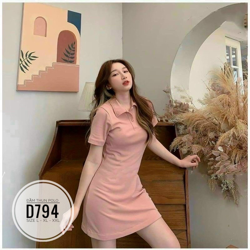 Bigsize Đầm thun D794