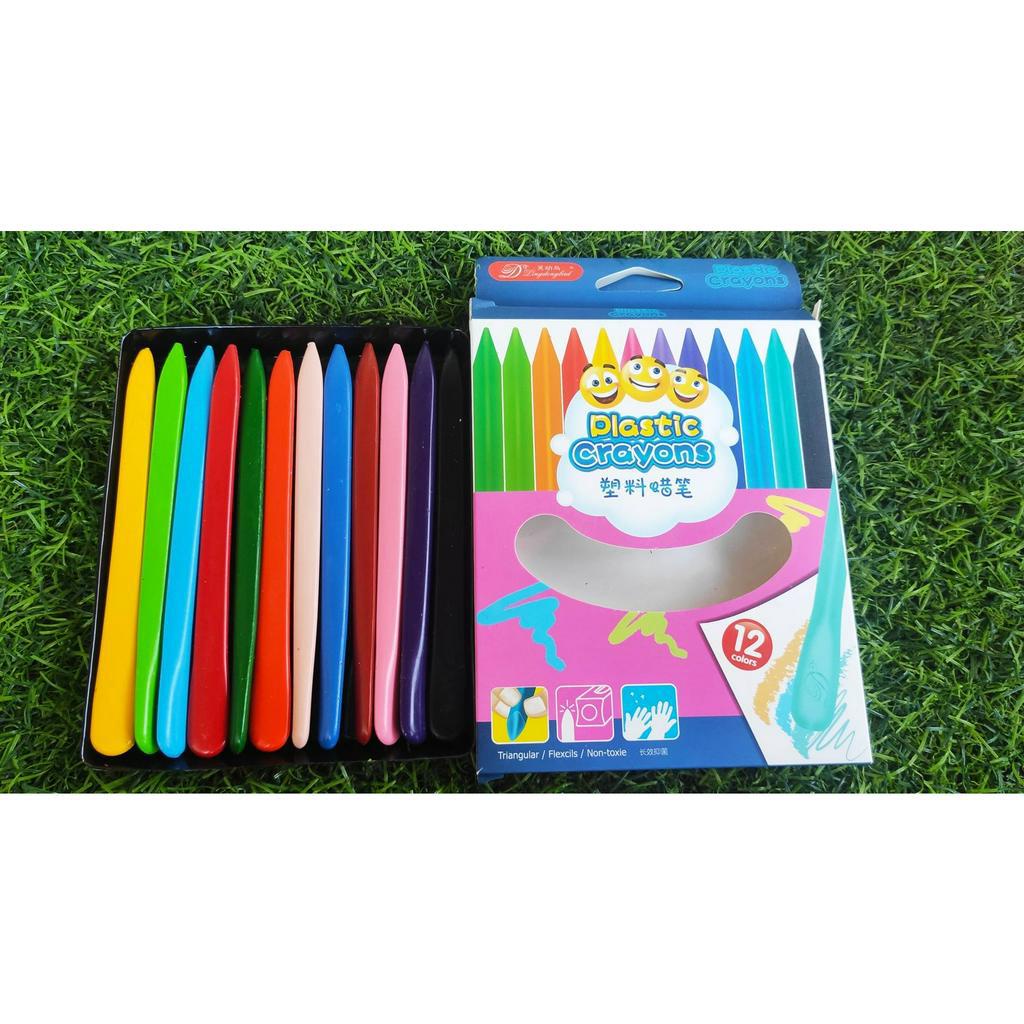 Bút Sáp Màu Hữu Cơ 12- 24- 36 Cây Bút Tô Màu Cho Bé