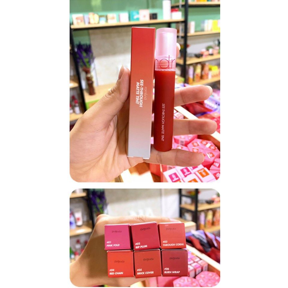 Son Kem Lì Siêu Mịn #Romand See Through Matte Tint | BigBuy360 - bigbuy360.vn