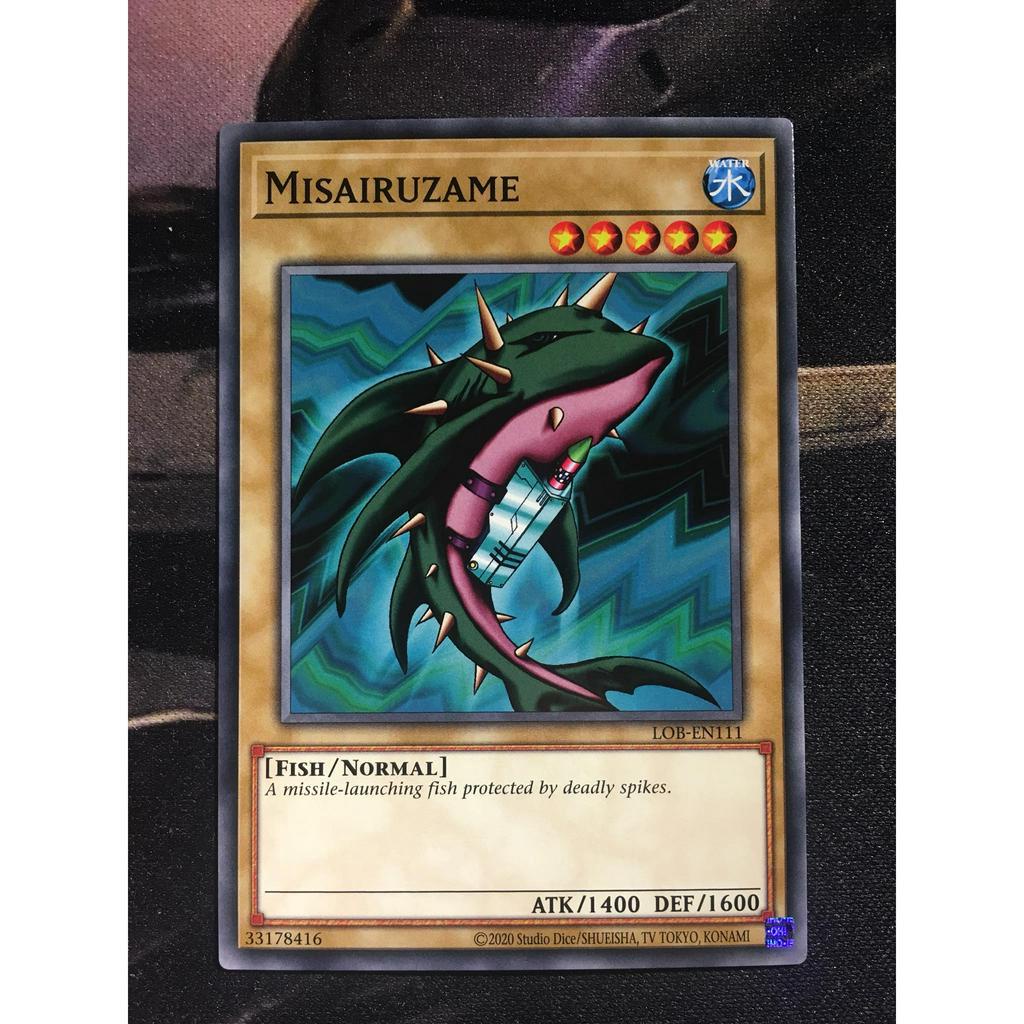 Bài yugioh thời đầu duel monster - Misairuzame - LOB-EN111 - Common Unlimited (25th Reprint)
