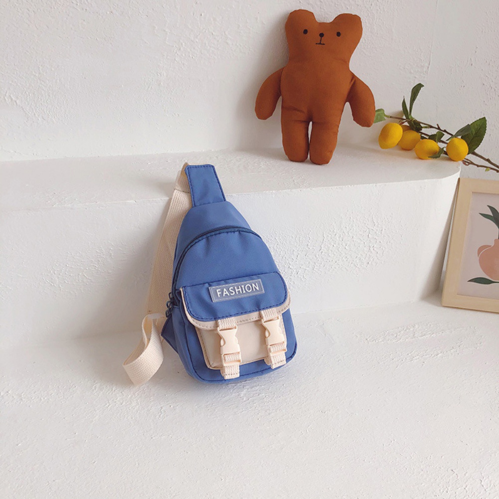 Se7en Túi Đeo Vai Vải Canvas Họa Tiết Hoạt Hình Hàn Quốc Cho Bé Gái