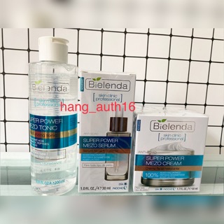 Bộ dưỡng trắng da Bielenda Super Power Mezo Cream