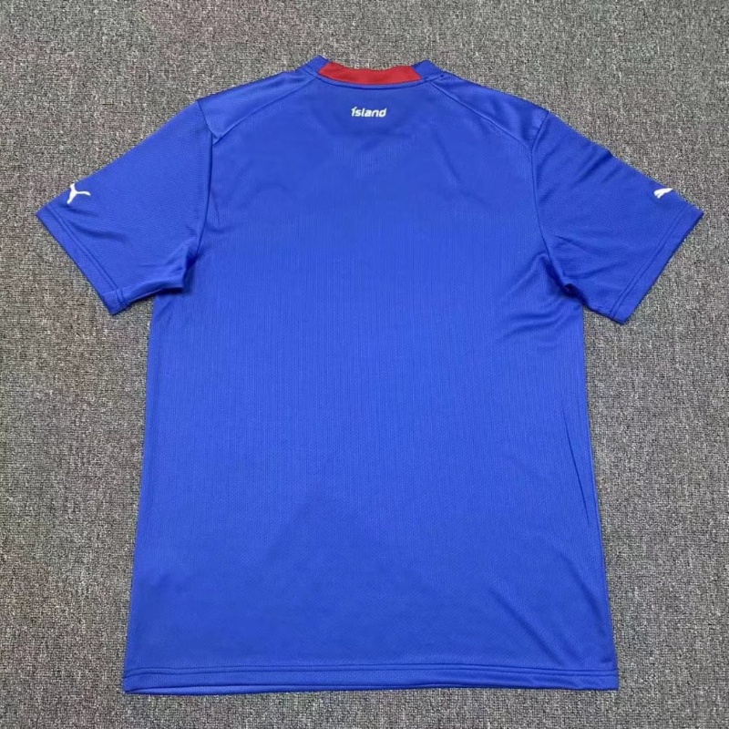 Áo Thun Đá Banh Tay Ngắn Đội Iceland 22-23 Size S-XXL