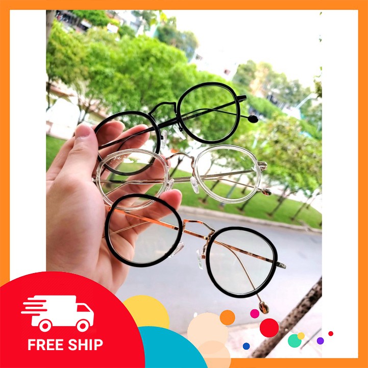Gọng kính cận kim loại mắt tròn thời trang D13 (vthm9) | BigBuy360 - bigbuy360.vn