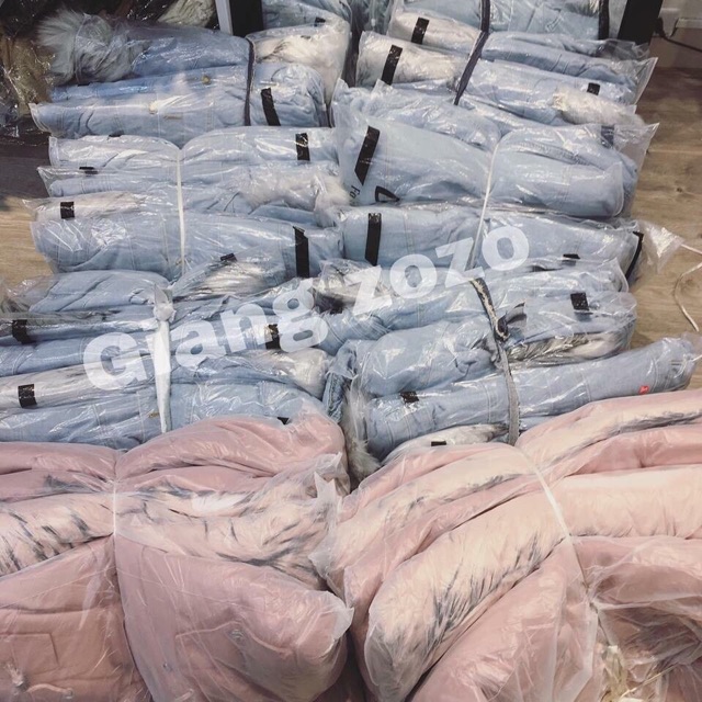 Áo khoác bò lót lông