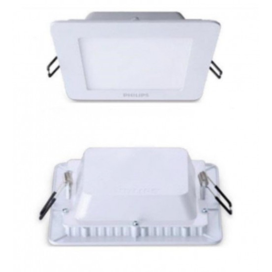 Bộ đèn PHILIPS âm trần vuông DN024B 10W LED6 D100 | BigBuy360 - bigbuy360.vn