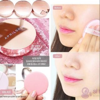 Phấn nước April Skin hồng, đen , trắng
