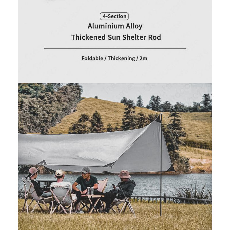 Bộ cọc chống mái Tăng/Lều dã ngoại Naturehike-NH20PJ044