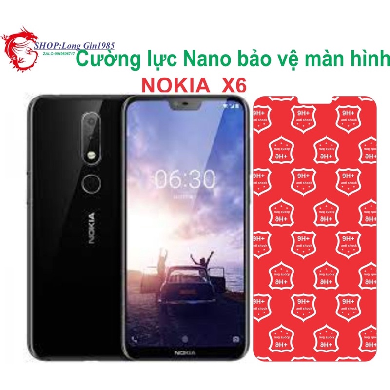 Nokia X6 Cường lực Nano chống va đập chống trầy xước tốt