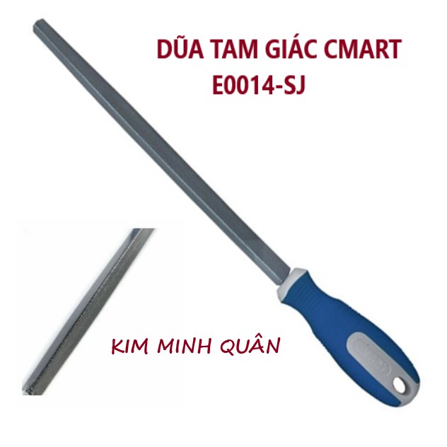 Dũa Dẹp, Tròn, Tam Giác, Bán Nguyệt 350mm/14&quot; E0014-14 CMART