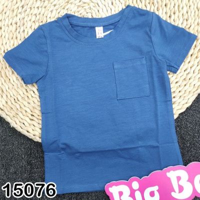 Áo thun trơn có túi nhiều màu dễ phối đồ cho bé 9-40kg - Bigbabyshop