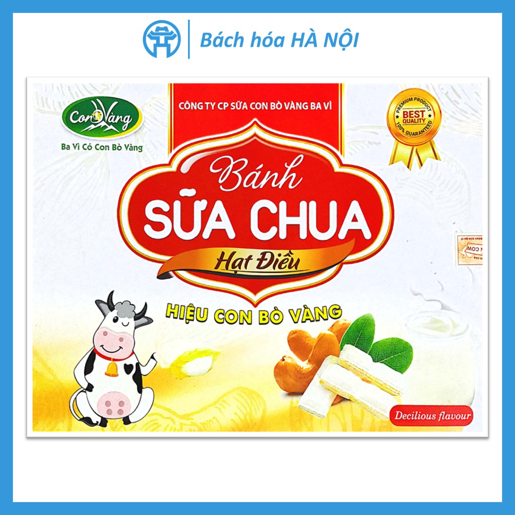 Bánh Sữa Chua Hạt Điều Con Bò Vàng Ba Vì 300g