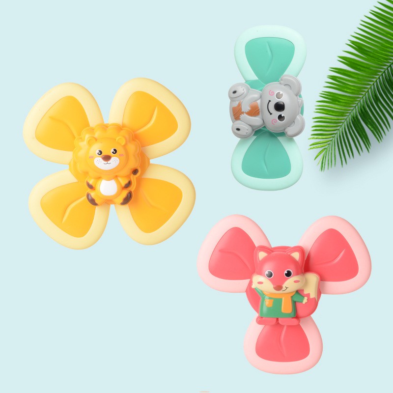 Set 3 Con Quay Đồ Chơi Hình Cánh Hoa Dán Tường Cho Bé Doli Kids