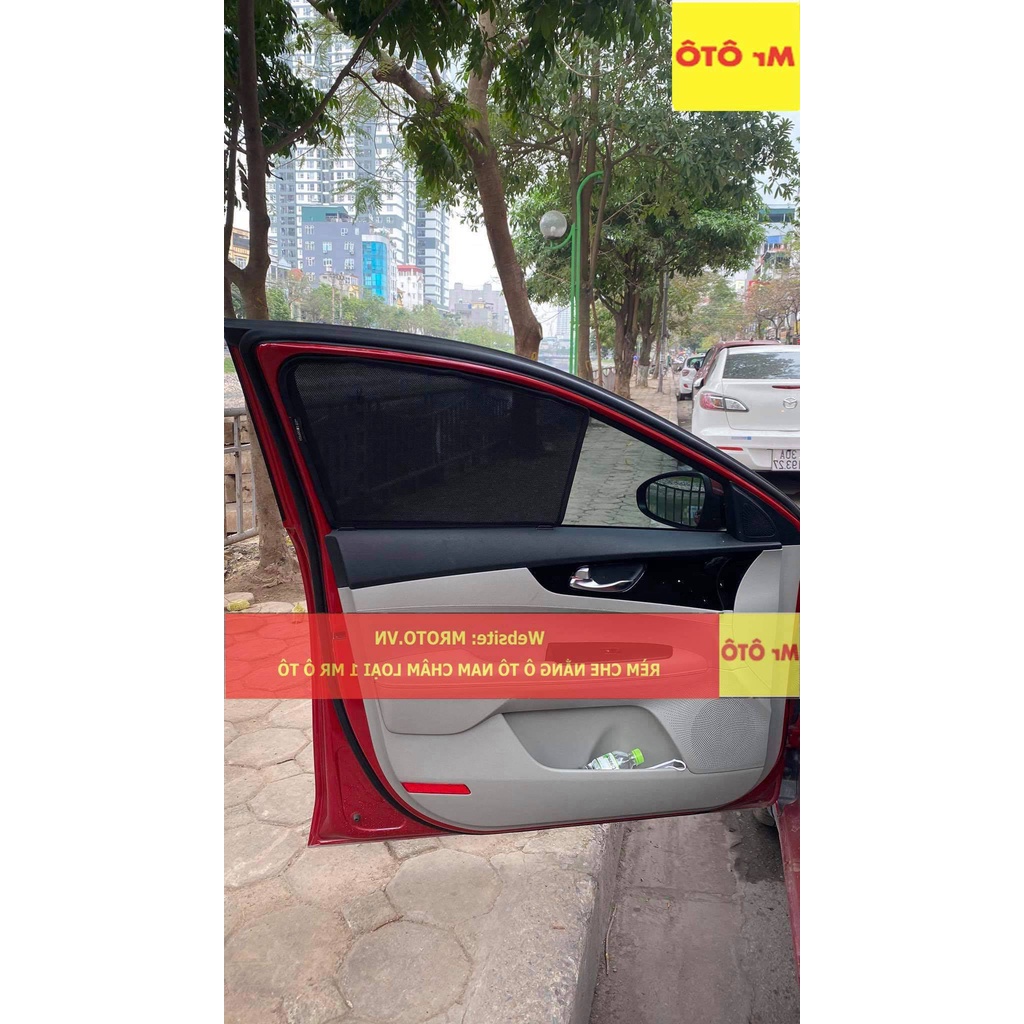 Rèm che nắng xe Kia K3 2021 - 2022 Loại 1 MR OTO , Bộ 4 cánh hút nam châm Cao Cấp