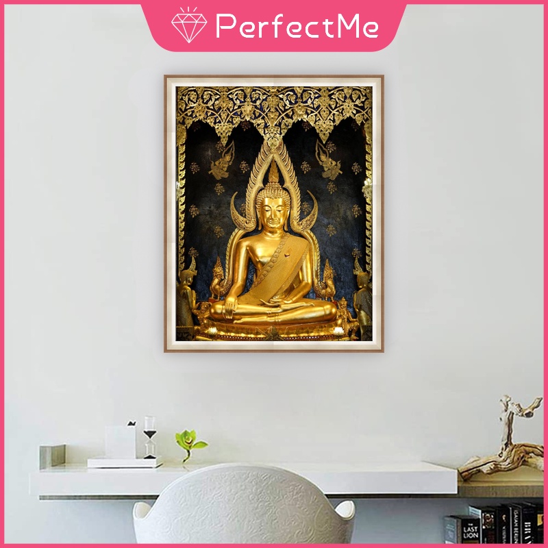 Bộ Tranh Đính Đá Tự Làm 40x50cm 2022 Hình Đức Phật