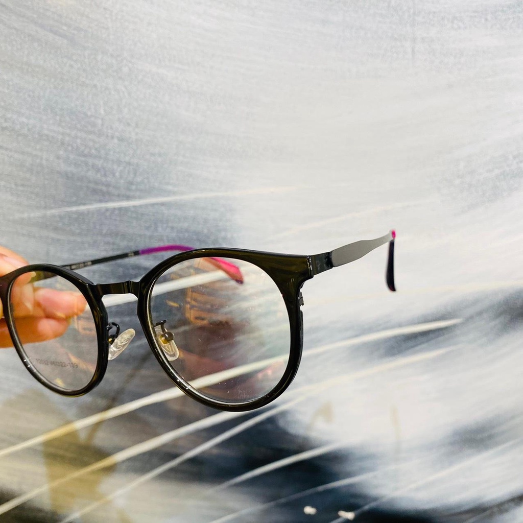 Gọng kính nhựa phối càng hợp kim cao cấp bền đẹp thời trang Ouress F2032