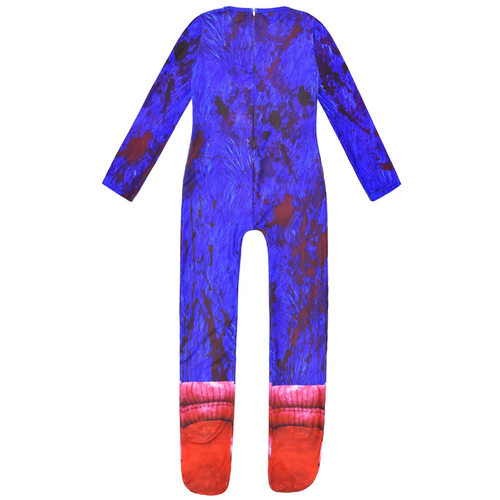 carton Sonic The Hedgehog Kids Halloween Jumpsuit Cosplay Costume Fancy Dress Set Gift