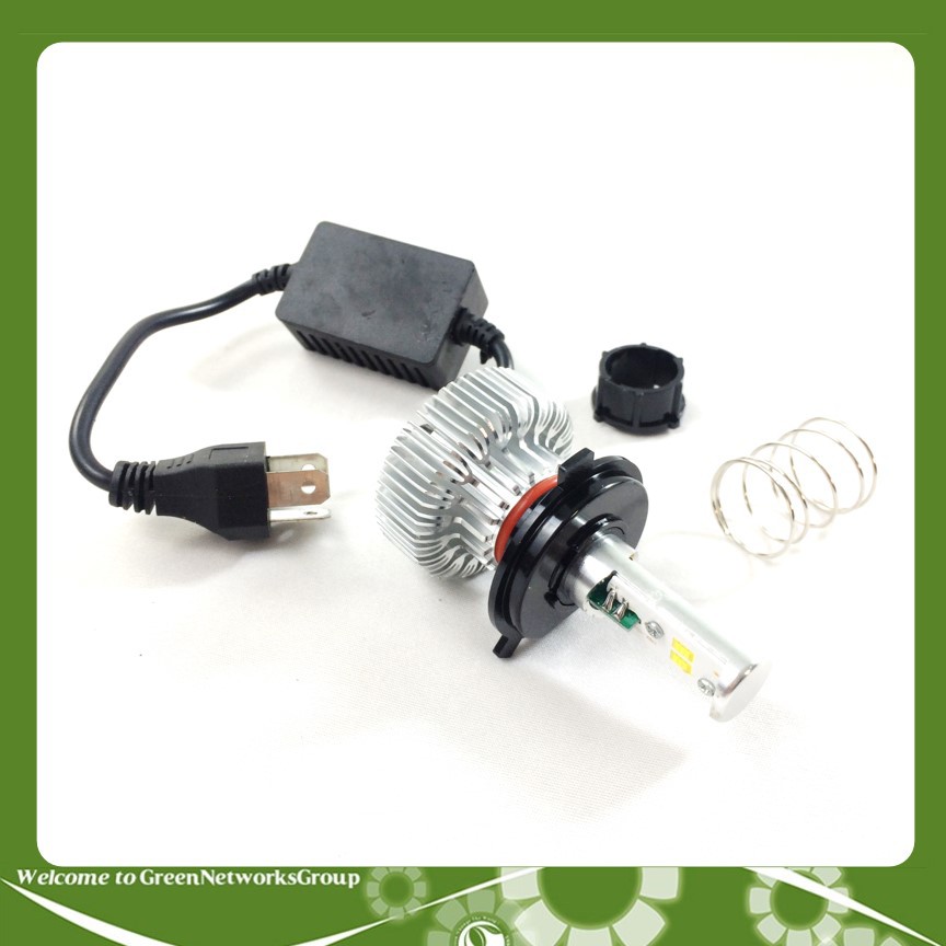 Đèn pha led chân H4 Mini LG-6 siêu sáng dành cho mô tô, xe máy Greennetworks