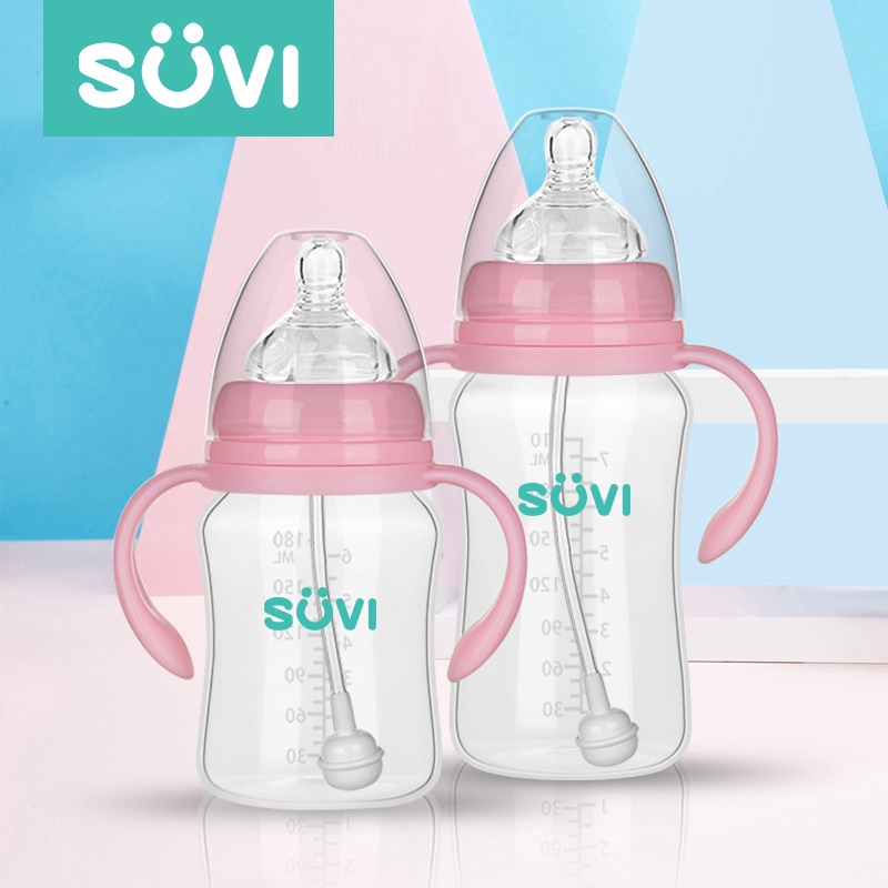 Bình sữa em bé chống đầy hơi dung tích 180ml/ 240ml/ 300ml tiện lợi
