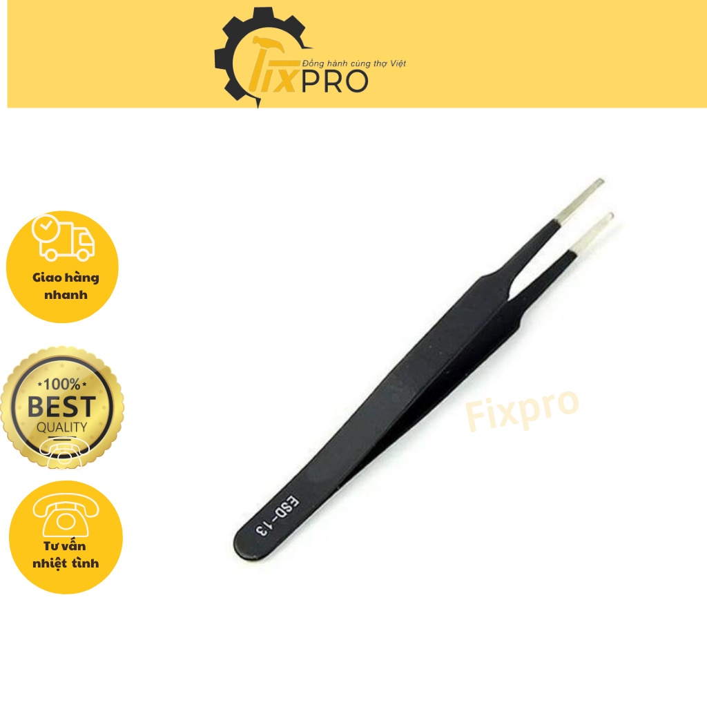 Nhíp gắp linh kiện Vetus ESD-13 đầu nhọn