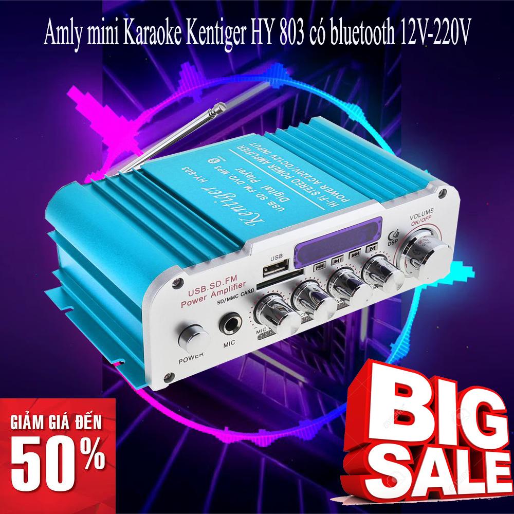 Amply mini Karaoke Kentiger HY 803 cao cấp, bass chuẩn, âm thanh cực hay