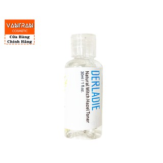 Nước Hoa Hồng Dưỡng Ẩm, Dịu Nhẹ Chiết Xuất Cây Phỉ Derladie Natural Witch Hazel Toner 30ml (Mini)