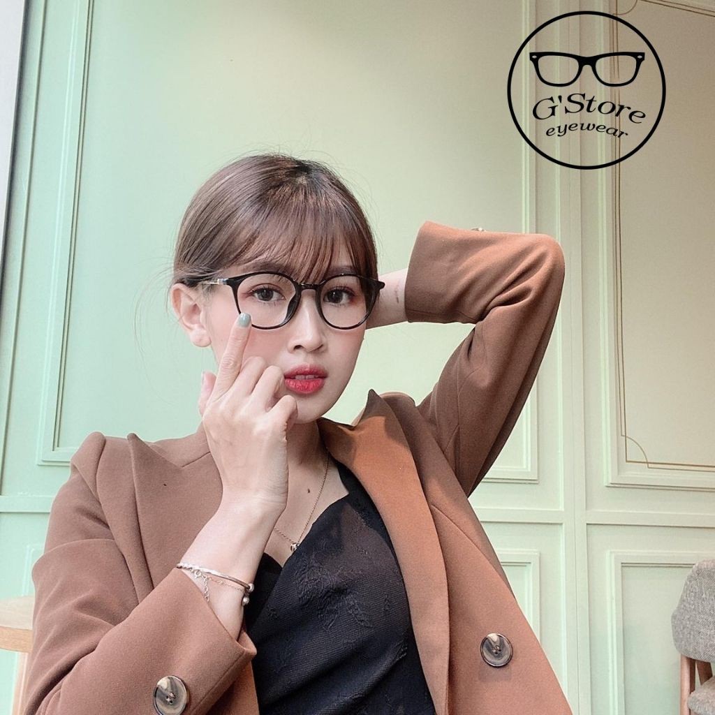 Kính Gọng Cận Mắt Tròn Nhựa Dẻo 203 Gstore