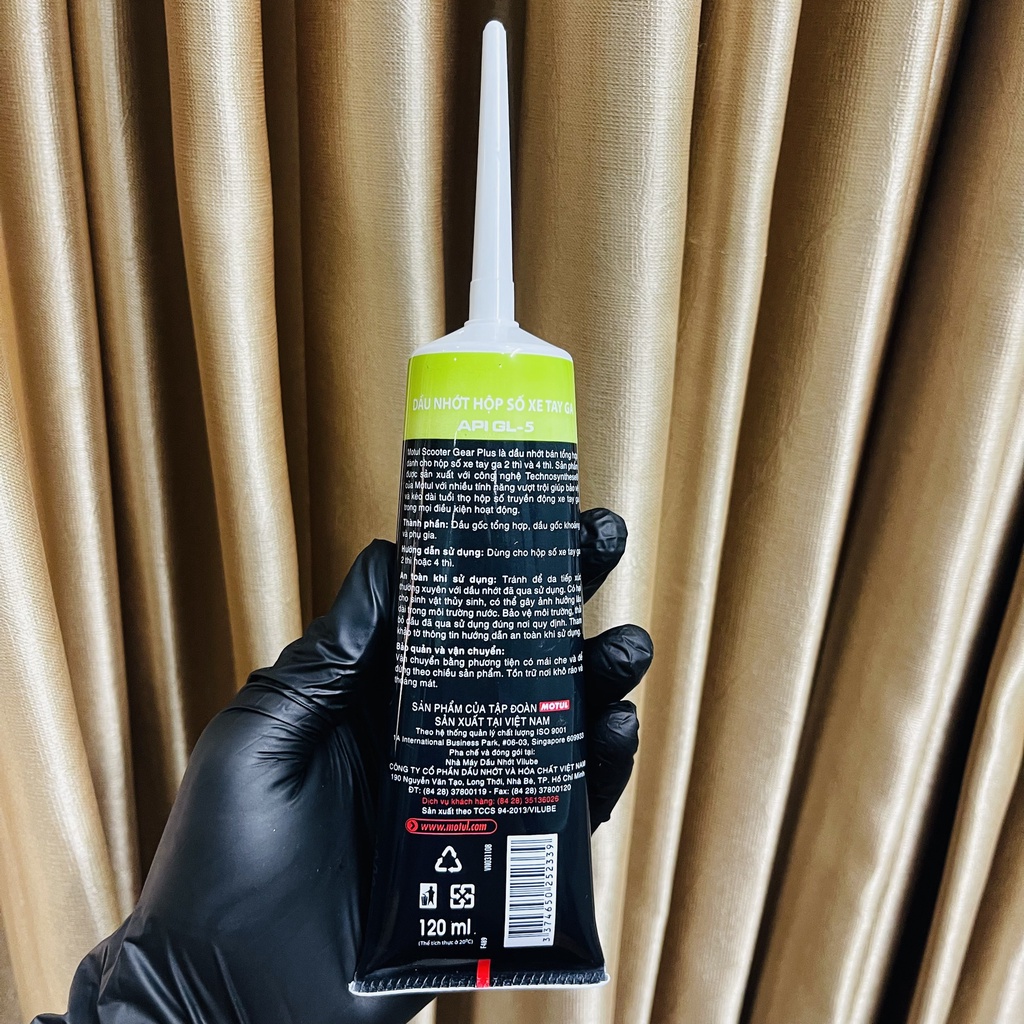 Nhớt Tổng Hợp Xe Tay ga Kixx Ultra 4T Scooter 5w40 800ml + Nhớt Lap Motul Scooter Gear plus 80w90 120ml