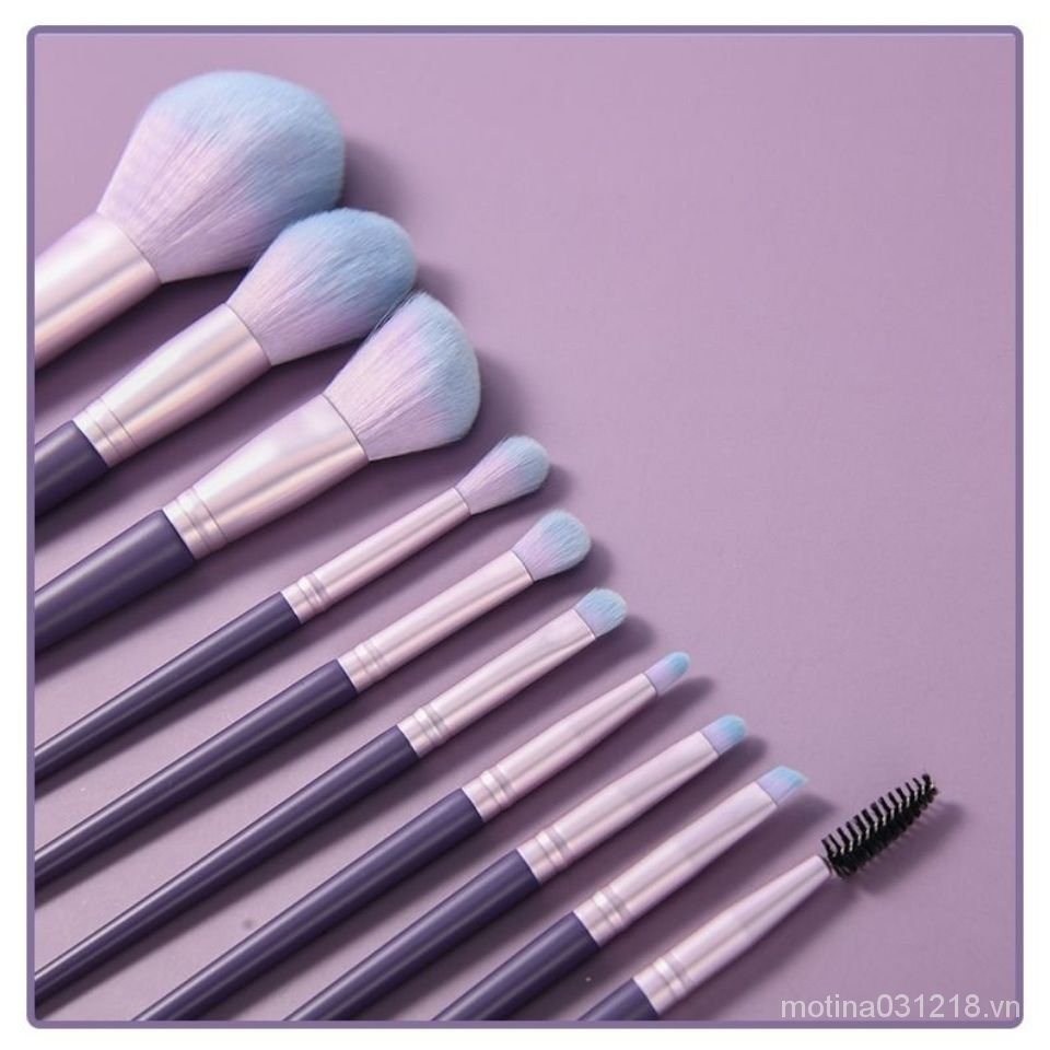 Bộ 10 cây cọ trang điểm siêu mềm chuyên dụng cho người mới bắt đầu